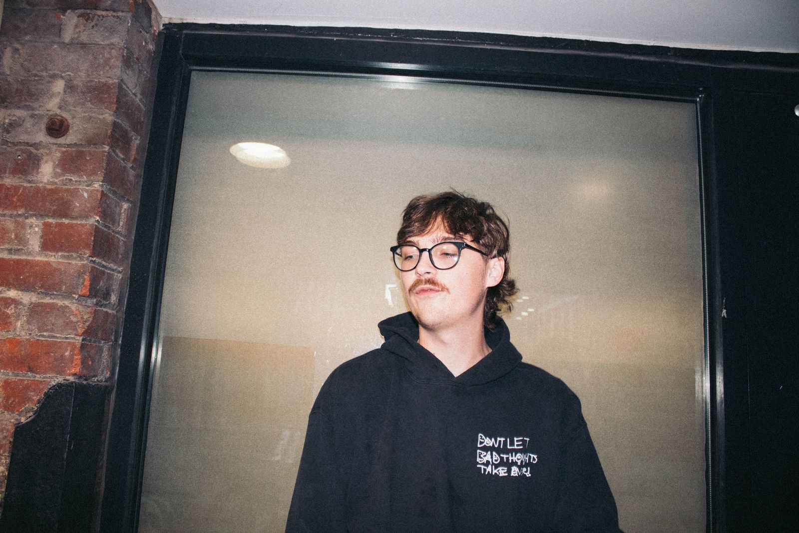 04Riley — Outside the studio.